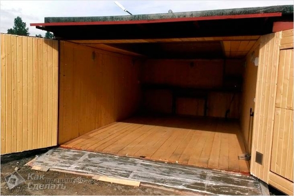 Фото - Как сделать деревянный пол в гараже своими руками — монтаж